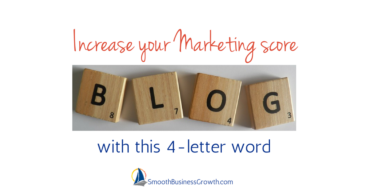 Increase Marketing Score blogging