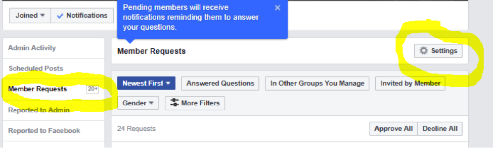 facebook group