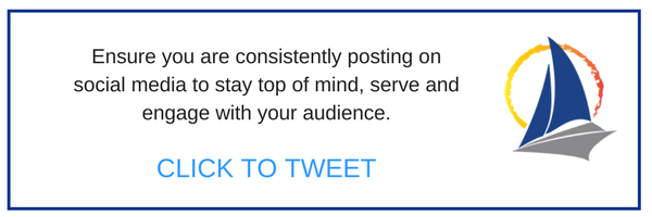 Ensure you are consistently posting