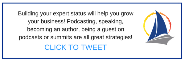 Building your expert status will help