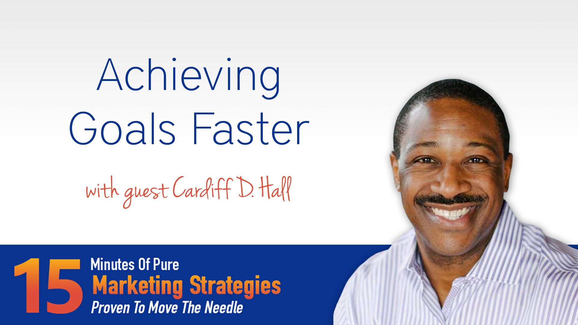 Achieving goals faster