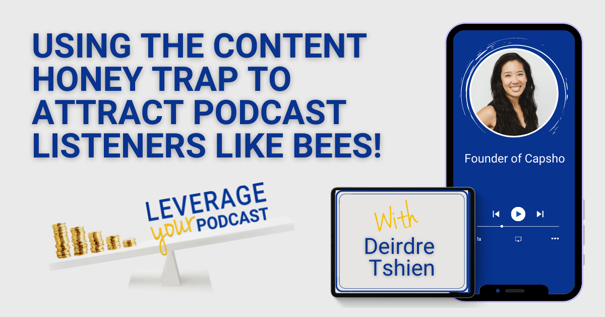 Leverage Podcast (Facebook Ad) Deirdre Tshien podcast listeners