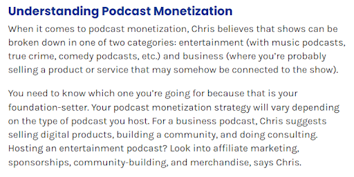 Podcasters Guide To Show Notes 1