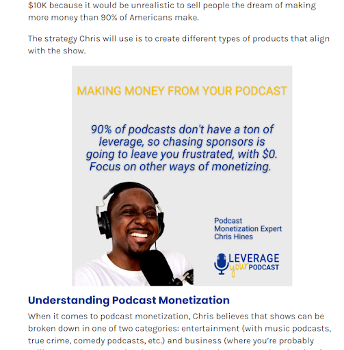 Podcasters Guide To Show Notes 4