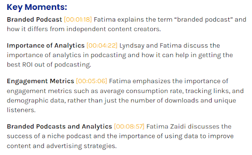 Podcasters Guide To Show Notes 6