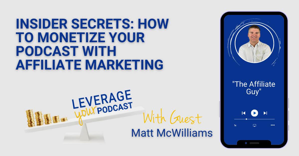 Matt McWilliams FB affiliate marketing for beginners