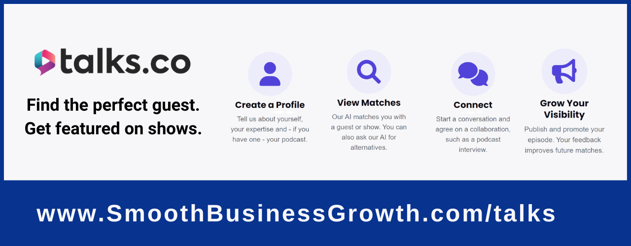 WHEN ON GUESTING httpswww.smoothbusinessgrowth.comtalks